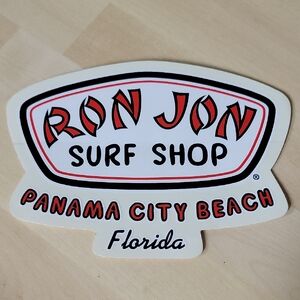 Ron Jon Surf Shop Classic Logo Sticker Panama City Beach Florida